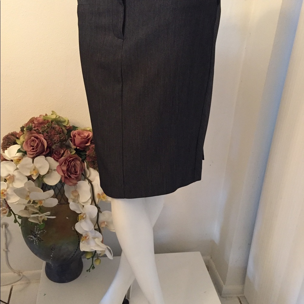 Bebe Mixed Media Pencil Skirt - Picture 4 of 8